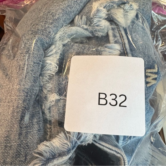 WASH LAB Denim Pieced Denim Midi Skirt In Surf Blue Women’s 31 B32 - Picture 10 of 11